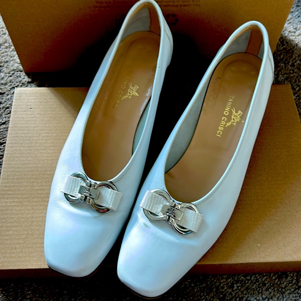 Tanino Crisci White Leather, super soft and comfortable shoes Size 8